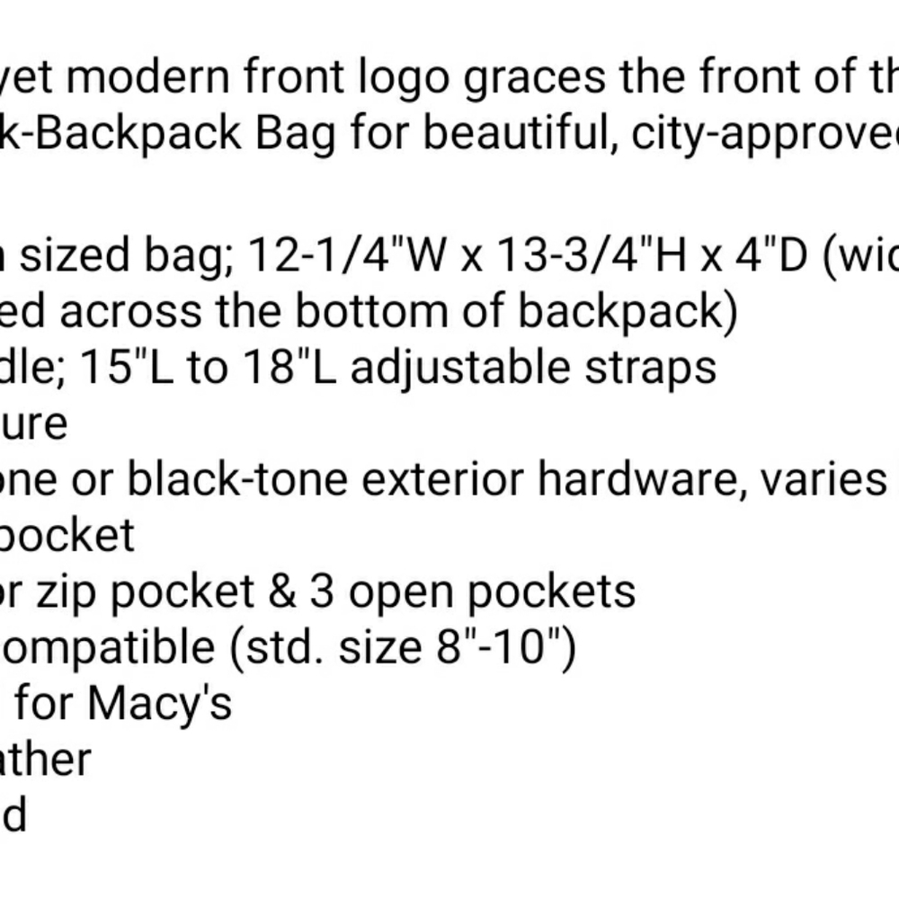 DKNY Tilly Stacked Logo Backpack, Created for
Macy - Picture 11 of 12